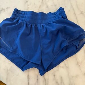 Lululemon Athletica Vibrant Blue Hotty Hot 2.5 Athletic Shorts